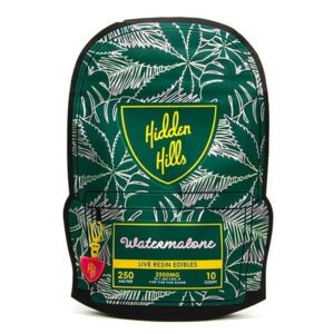 Hidden Hills Live Resin Gummy Watermalone Shields - 2500mg