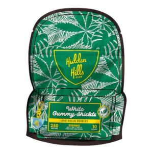 Hidden Hills Live Resin Gummy White Gummy Shields - 2500mg