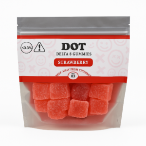Dot Delta 8 Gummies Strawberry 2000 mg